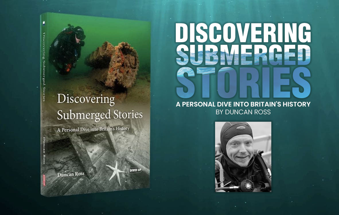 Duncan Ross says you don’t need to be a pro to explore shipwrecks.
  
Underwater archaeologist and author Duncan Ross makes a simple case: you don’t need a degree to help uncover maritime history. In his 2025 book Discovering Submerged Stories: A Personal Dive into Britain’s