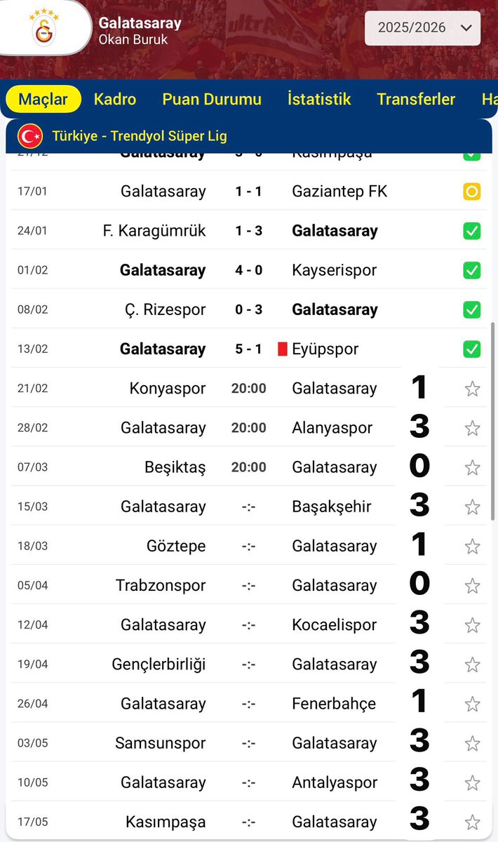 aks4788's tweet photo. FENERBAHÇE 84 PUAN
GALATASARAY 79 PUAN
💙💛🏆 https://t.co/mnNGnT9DGz