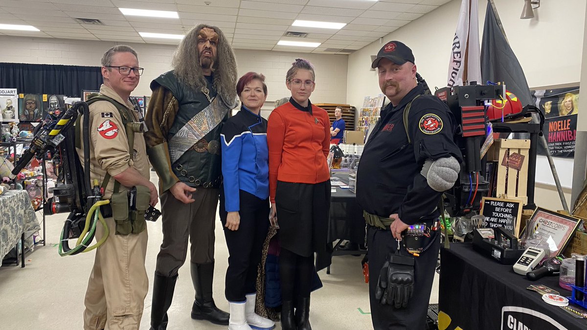 Having a blast at Carlton Place Comicon
