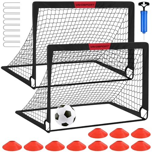 TechGuruDeals's tweet photo. Kids Soccer Goals for Backyard Set - 2 of 4' x 3' Portable Soccer Goal Training Equipment, Pop Up Toddler Soccer Net with Soccer Ball, Soccer Set for Kids and Youth Games, Sports

via #Amazon => https://t.co/kfgbNbpT11 https://t.co/zULYFcyIMN