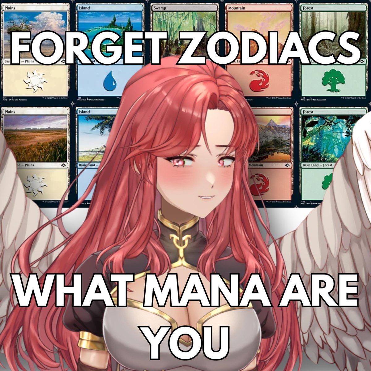 GoldnightAngel's tweet image. what is YOUR mana color?