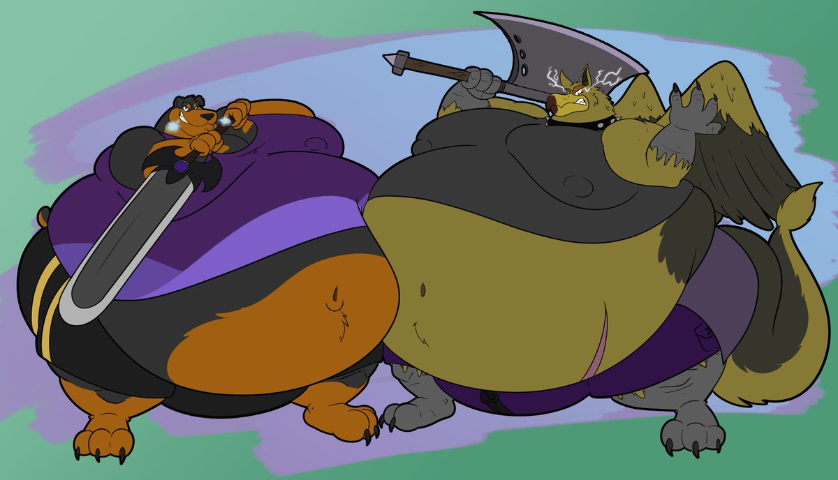 comm for dreaminggeno.bsky.social
who wanted Geyser and Baszill getting ready to fight~