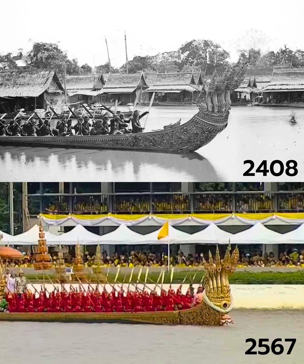 ความสง่างามแห่งพญาอนันตนาคราชเหนือแม่น้ำเจ้าพระยา ถึงแม้เวลาจะผ่านไปนับร้อยปี แต่ความสง่างามของเรือพระที่นั่งอนันตนาคราช นี้ก็มิได้ลดน้อยลงแม้แต่น้อย

ภาพบน รัชสมัยพระบาทสมเด็จพระเจ้าอยู่หัวรัชกาลที่ 4
ภาพล่าง รัชสมัยพระบาทสมเด็จพระเจ้าอยู่หัวรัชกาลที่ 10
Cr. Bangkok I Love You