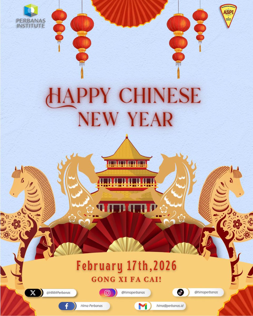 [HARI RAYA IMLEK]

Kami segenap pengurus HIMA 2026/2027 mengucapkan, Happy Chinese New Year 2577 Gong Xin Xi, Xin Nian Kuai Le! Menyambut musim dan harapan terbaik untuk Tahun Baru.

Best Regards,
Public Relation of HIMA Perbanas Institute