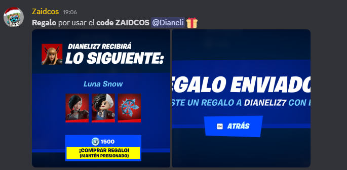 Segundo regalo enviado 🎁✨