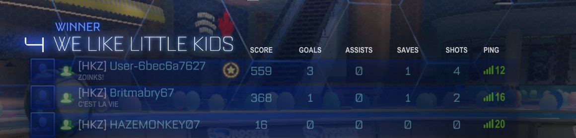 ZachNoK's tweet photo. kinda crazy @RocketLeague allows this in the game 🤔 https://t.co/C9ebHOBjOF