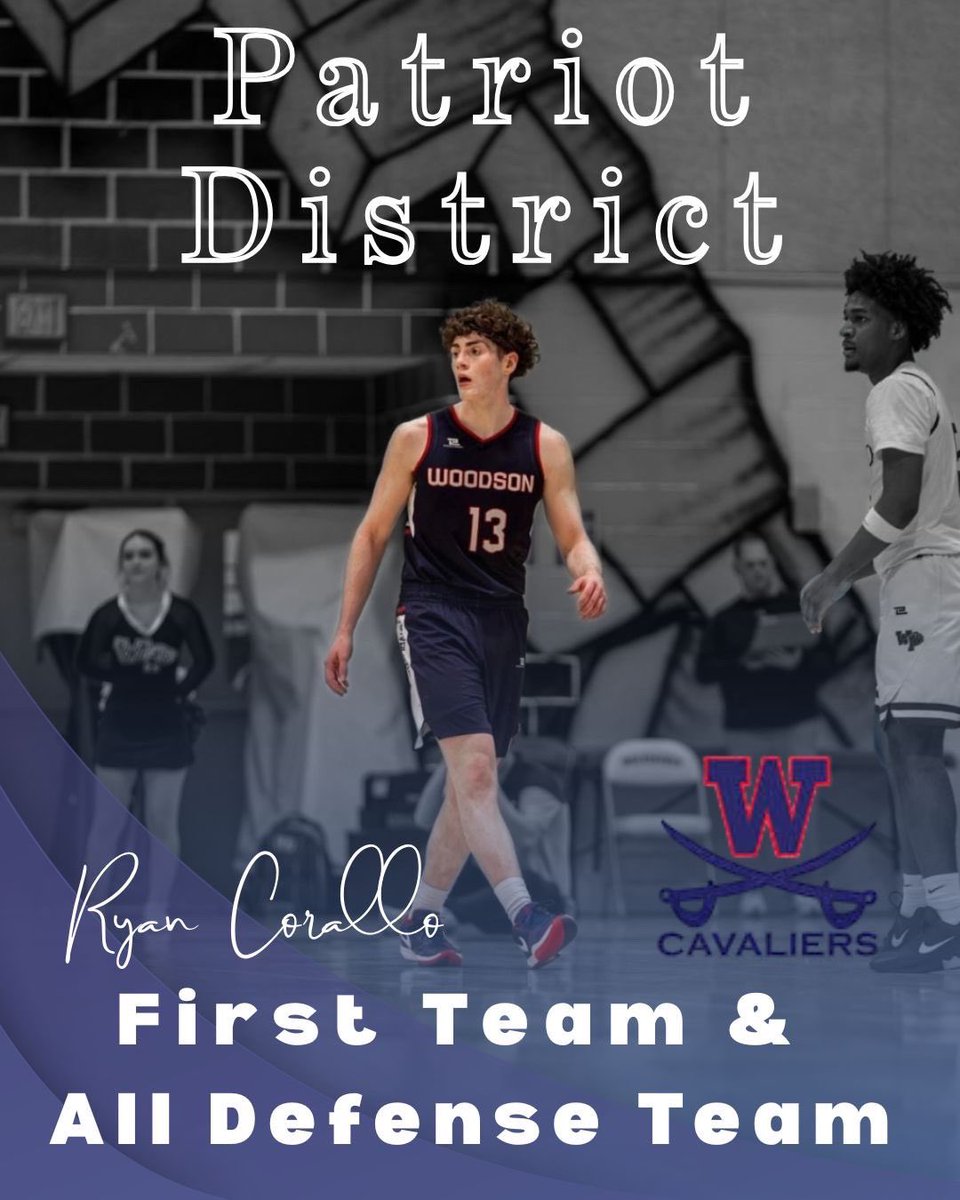 Thankful to be named first team and all defensive team for the patriot district 25-26' season. Here are my stats before heading into playoffs:
Team: 17-5 (#1 seed in district)
- 15.7ppg
- 2.0apg
- 3.9rpg
- 1spg
Job not finished.