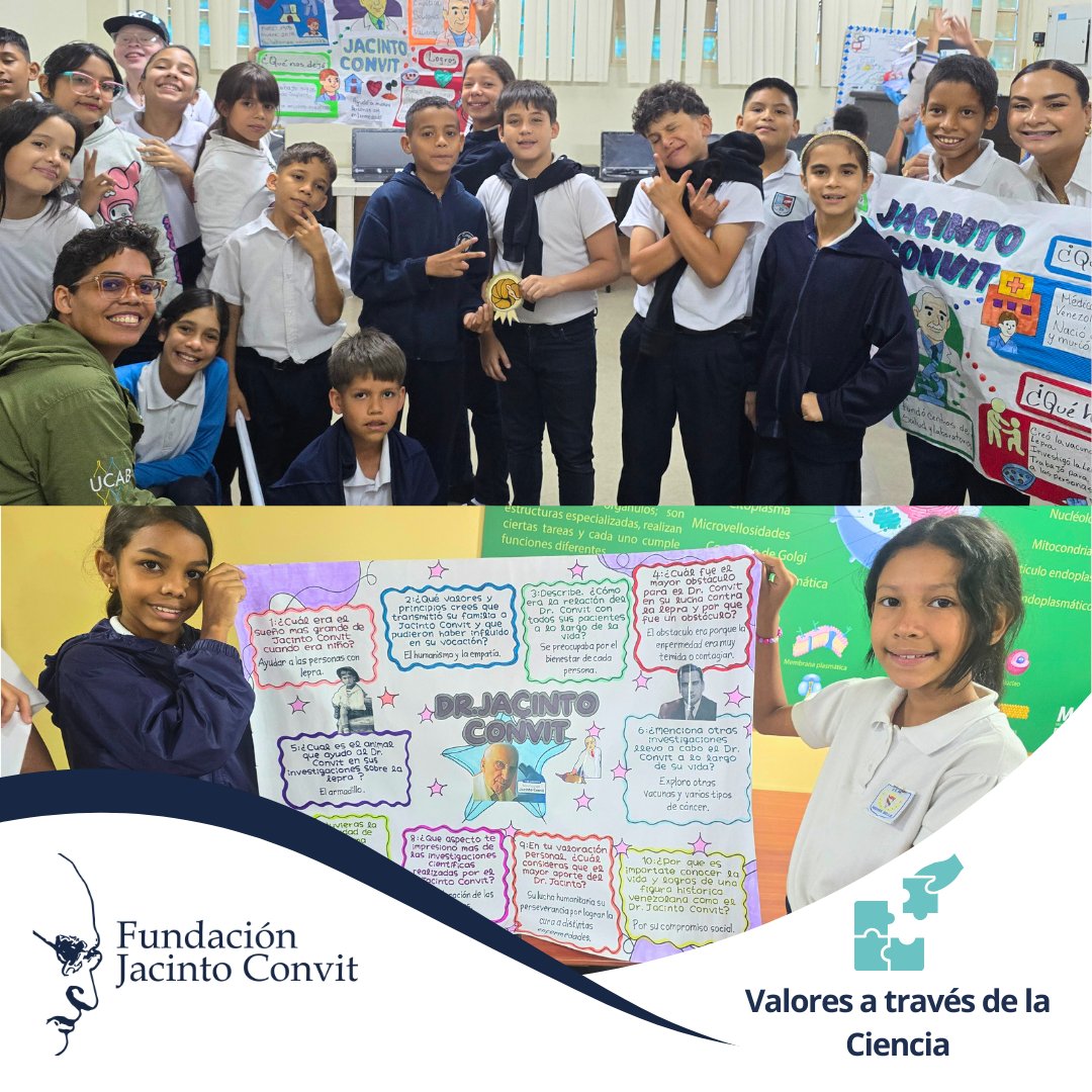 #ValoresATravésDeLaCiencia es uno de los programas educativos de la FJC, el cual promueve en distintos sectores del país y a públicos de diversas edades, valores sociales basados en un modelo de vida ejemplar, para inspirar a las distintas generaciones a lograr grandes sueños.