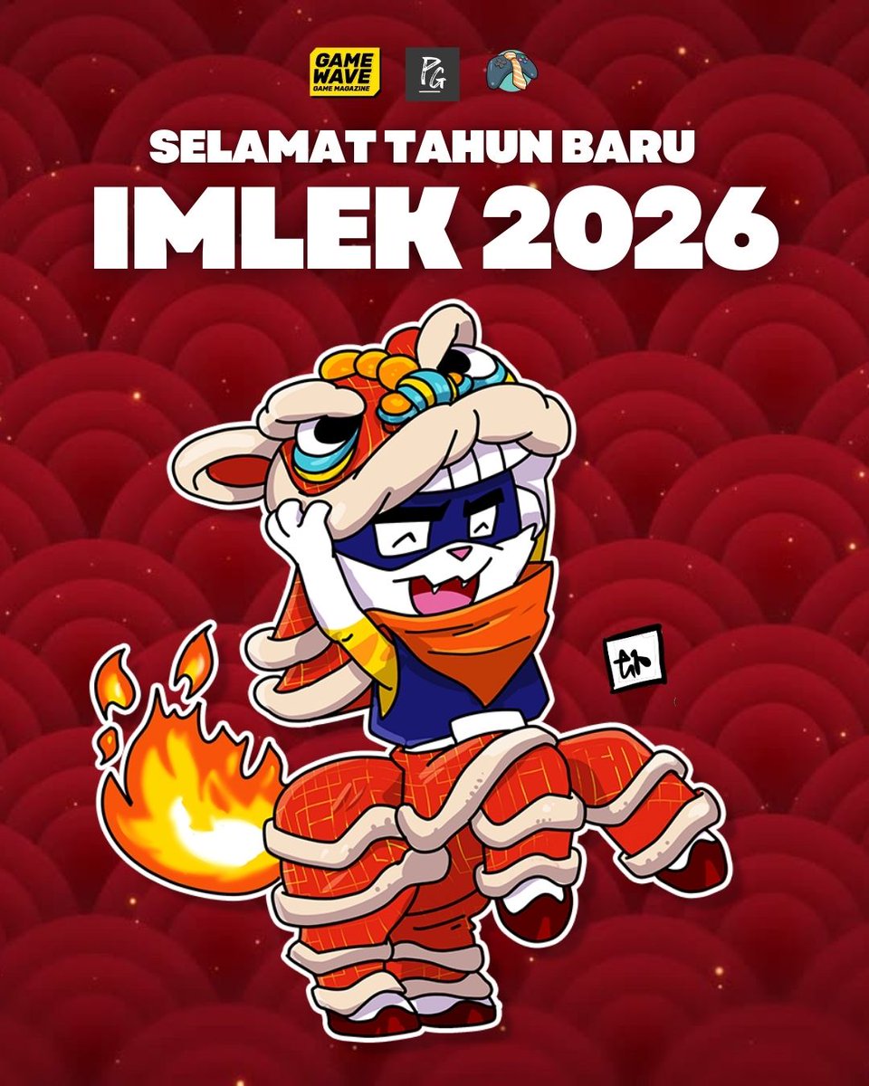 gamewave_id's tweet photo. Selamat Tahun Baru Imlek 2026 

Dari Redaksi Gamewave, kami mengucapkan semoga tahun yang baru membawa kesehatan, keberuntungan  dan berkah berlimpah.

Gōng Xǐ Fā Cái!

#imlek2026 #gongxifacai #gamewave https://t.co/chmajo4OM2