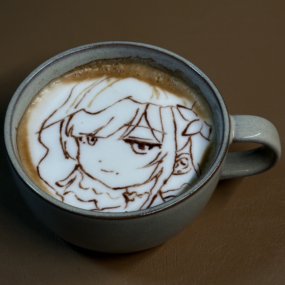 ほまに上手い、美味しそう！！ ラテにこんなに思い通り描けていて凄い