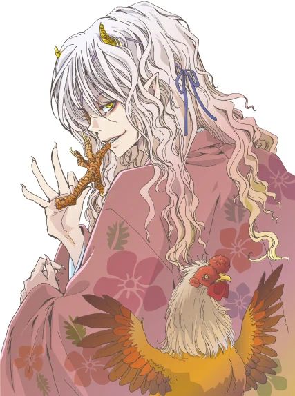 #自分で生み出した一次創作オリジナルキャラを流そう 黄鏐:理系の金鶏の怪 石井広:底抜け柄杓コレクター船幽霊 藇鬽:美味しいものを持ってくる鬼 一尺草鞋虫:ワラジ虫なので腕が12本有る