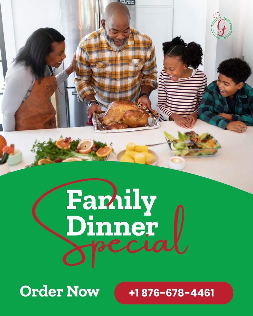 GHCaterers's tweet photo. Make Sunday simple and delicious with our Family Dinner Special on February 22nd 🍽️ Place your order by Thursday at 10 AM to secure yours. 📞 +1 876 678 4461 🚗 Delivery: $1725 | 🕛 Pick-up: 12–2 PM

#GreatHouseCaterers #FamilyDinnerJA #SundayDinner #OrderNow #GHCFoodie https://t.co/dnr4AAmUam