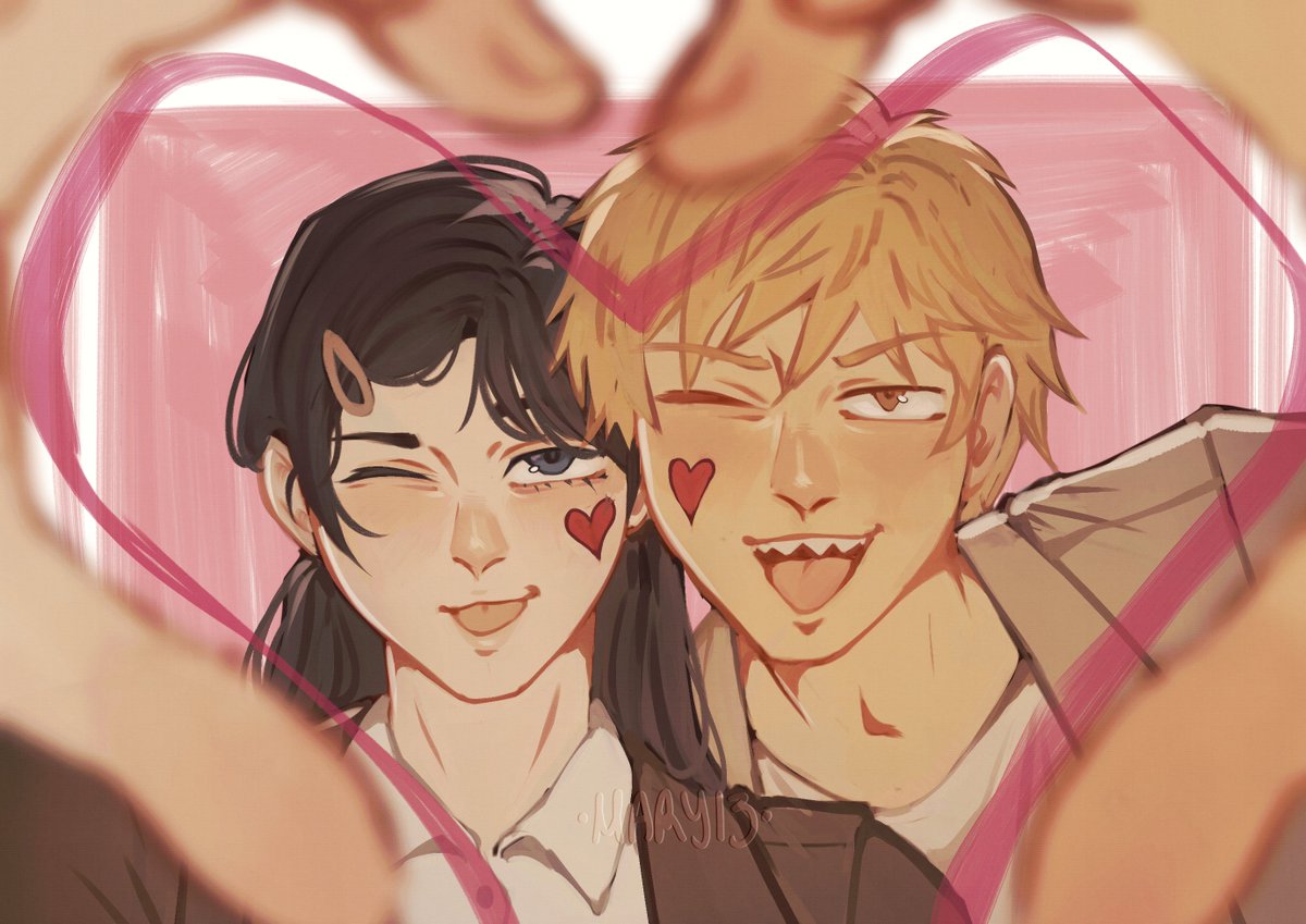 Happy Valentine's Day (late😭)
 Asaden edition💗 #chainsawman #asaden