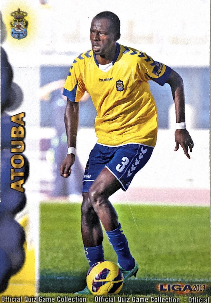 #MemoriaUDLP
Hoy cumple 44 años Timothée Atouba Essama, 17/02/1982, Douala (Camerún). El internacional camerunés estuvo dos temporadas en la primera plantilla de la <a href="/UDLP_Oficial/">UD Las Palmas</a>, 2012-2013 y 2013-2014, llegando a disputar la promoción a Primera división con Sergio Lobera. 🤙🏾 🇨🇲