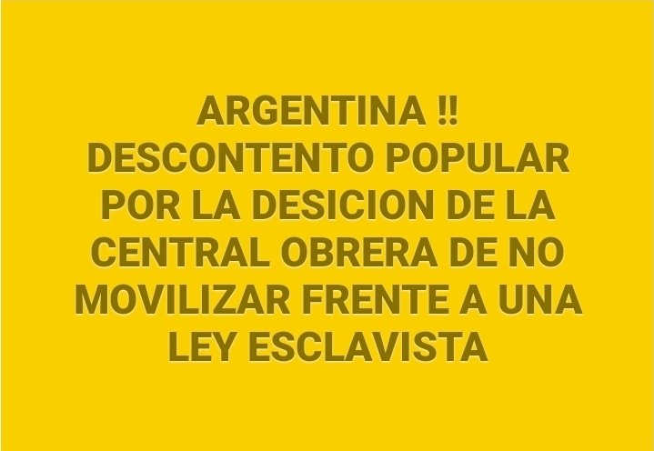 Rosario32155's tweet photo. @cgtoficialok da vía libre a la ley esclavista.
Lamentablemente tanta traición.
#CGTTraidora
HAGAN PARO Y MOVILIZACIÓN https://t.co/6QtqMNM8ao