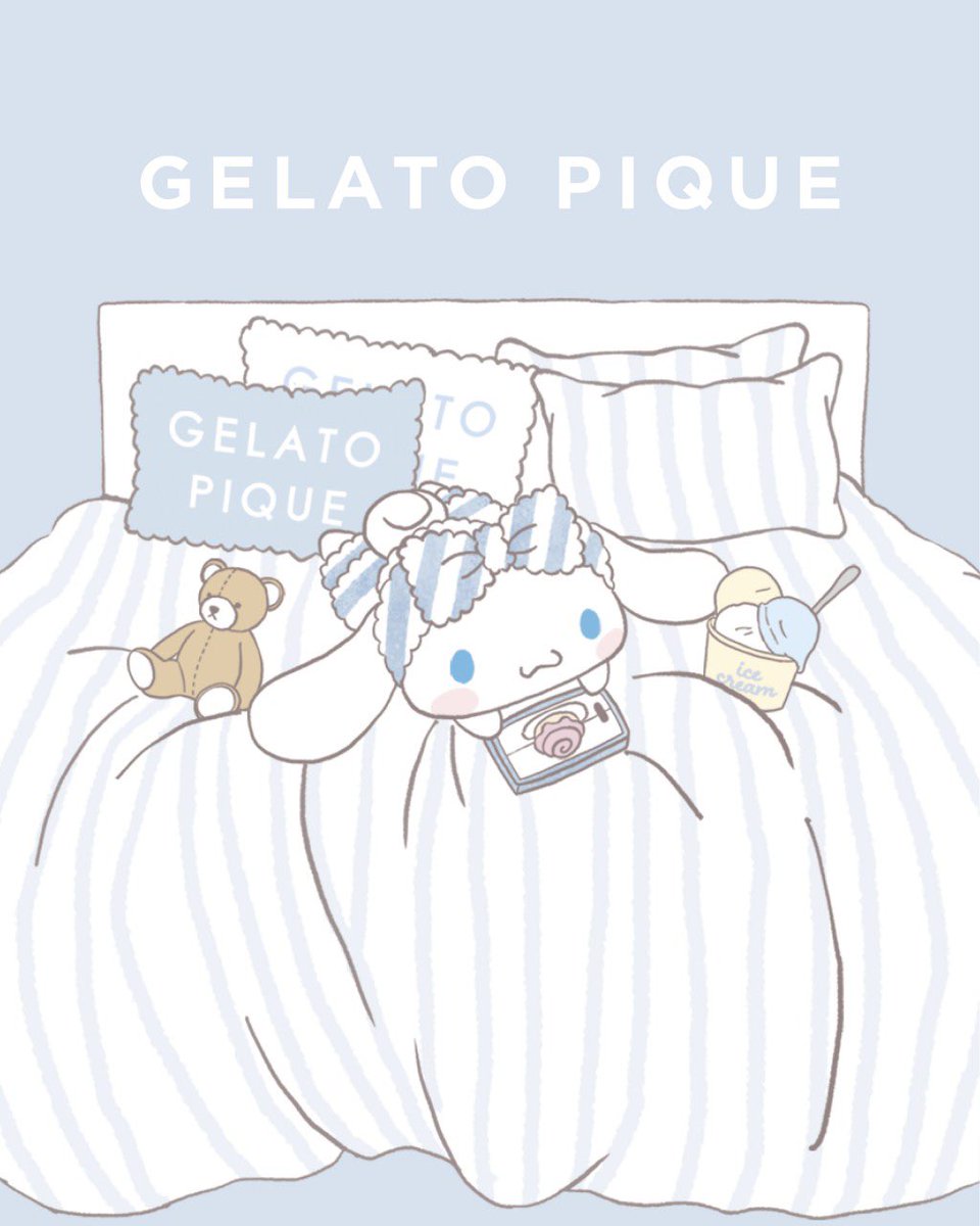 mashsanriohouse's tweet photo. 【GELATO PIQUE ♡ SANRIO CHARACTERS】

ルームウェアブランド「ジェラート ピケ」とサンリオキャラクターの初コラボ🌟

ジェラートピケのアイコンであるモコモコのボーダーウェアに身を包んだふわふわのシナモロールが登場☁✨

発売情報はコメント欄に👇 https://t.co/JwGPR1qD9a