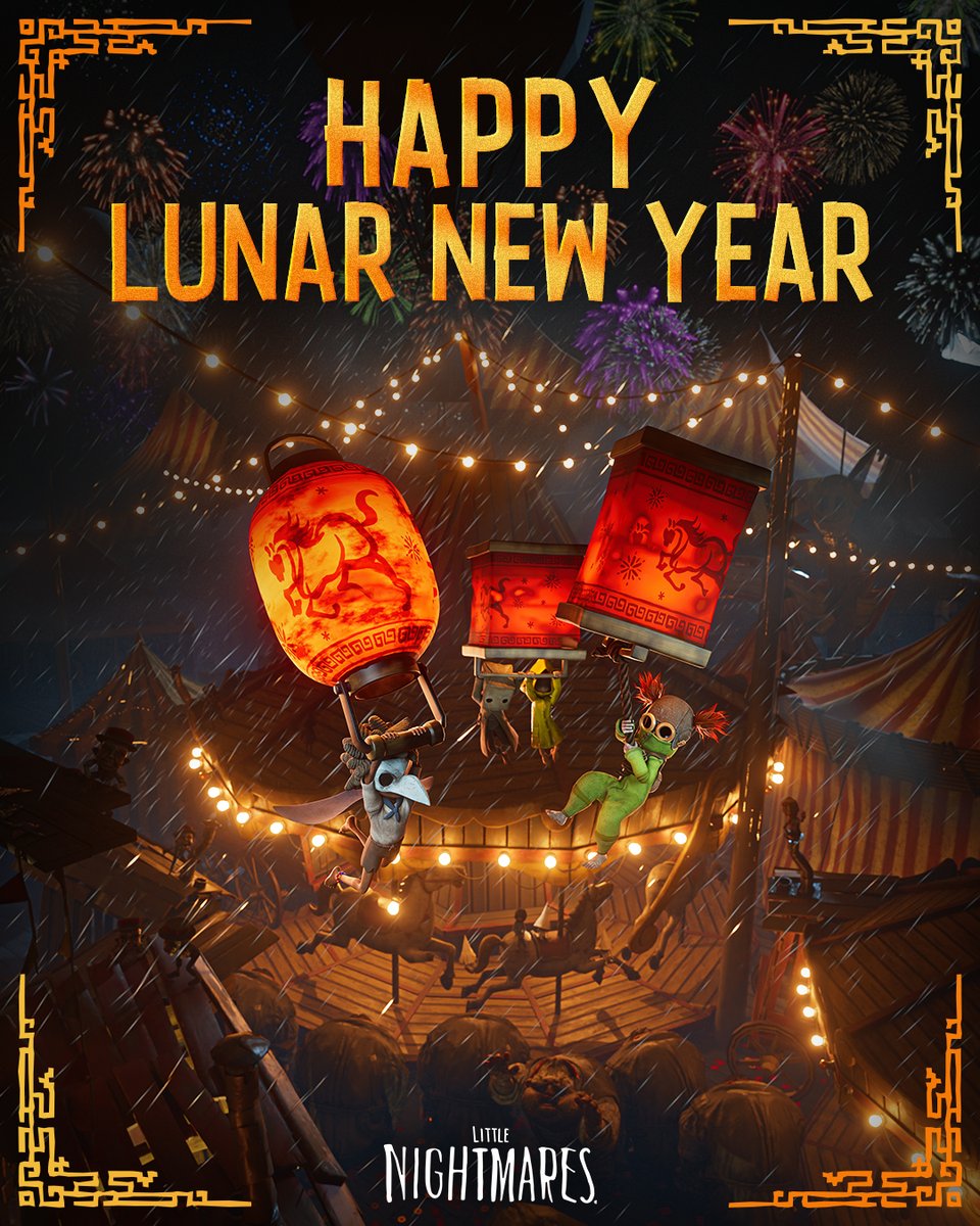Round and round, perhaps the horse knows the way it always goes...

Happy Lunar New Year from #LittleNightmares.