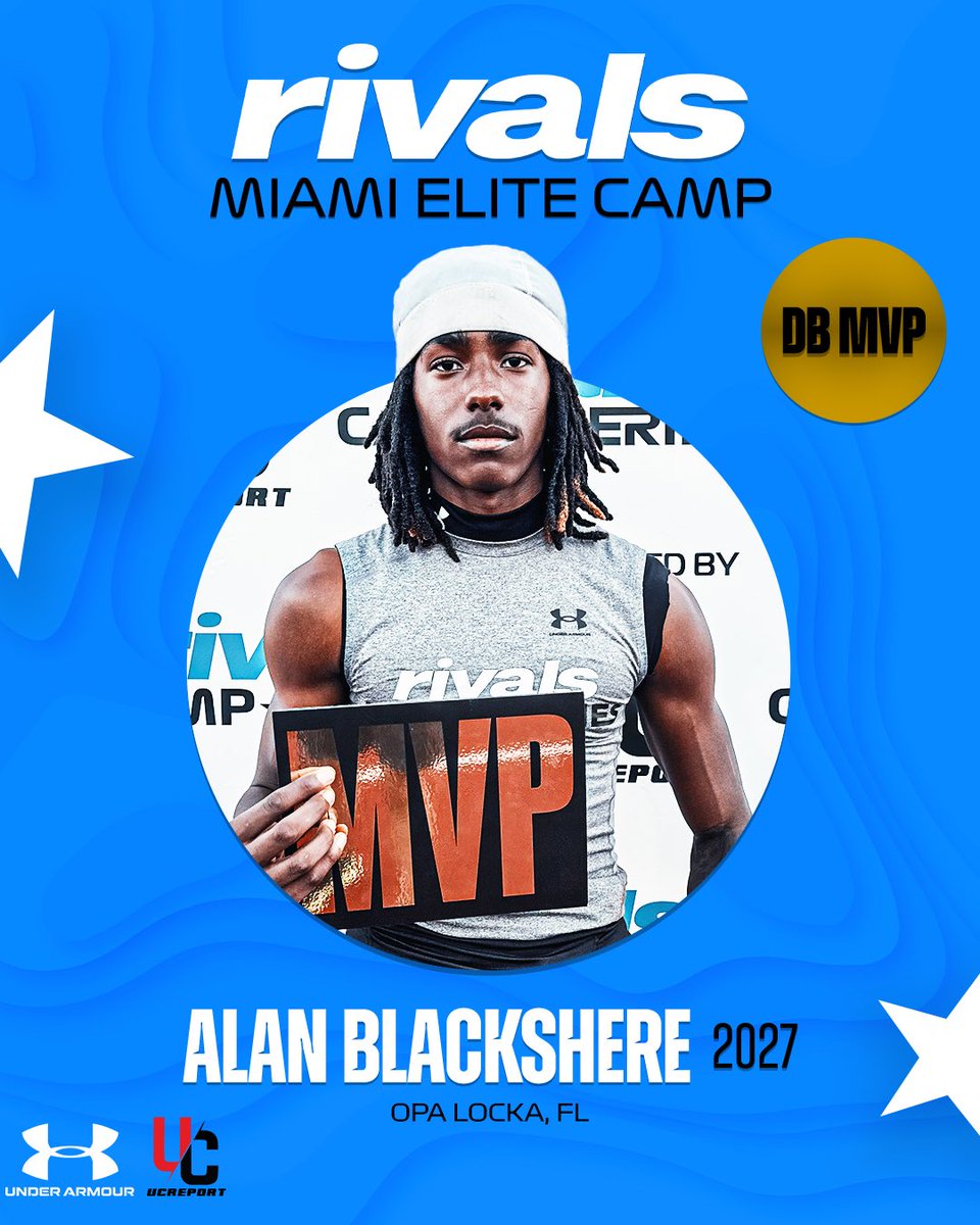 Carol City DB <a href="/A3totuff/">Alan Blackshere</a> wins MVP at <a href="/Rivals/">Rivals</a> Miami 2026