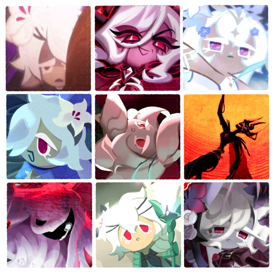 White lily cookie variants