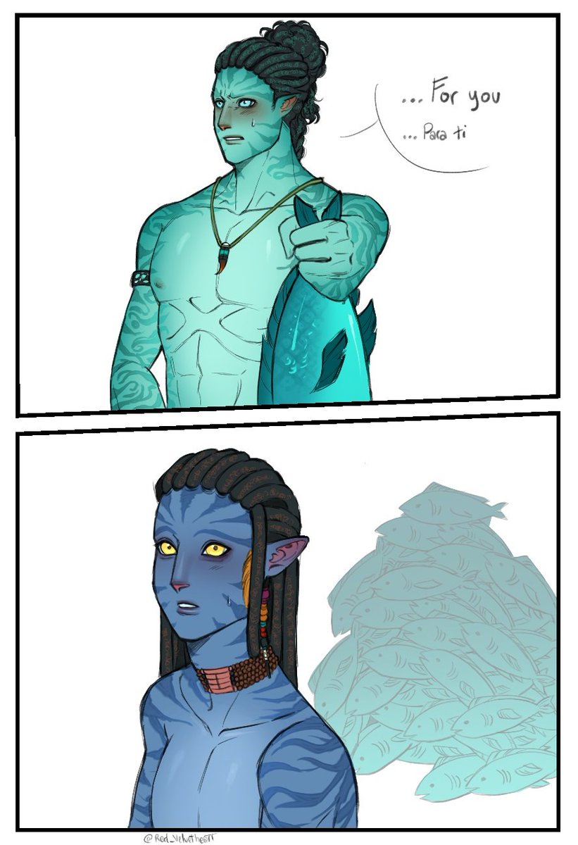 mi headcanon es k Ao'nung regala pescados en vez d flores 🧍🏻‍♀️

#Aonung #Neteyam #aonungnete #AonungxNeteyam #avatar