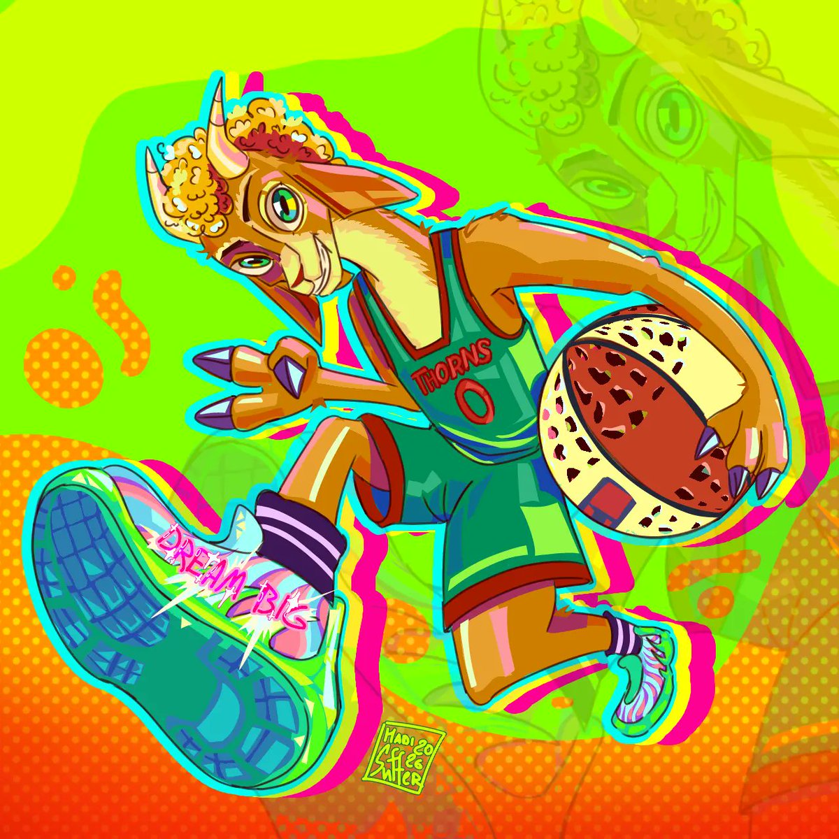 HadiSuffer's tweet photo. TW! BRIGHT COLORS 

#GOAT #GOATmovie #fanart #art #Will https://t.co/Hp7qUHexTu