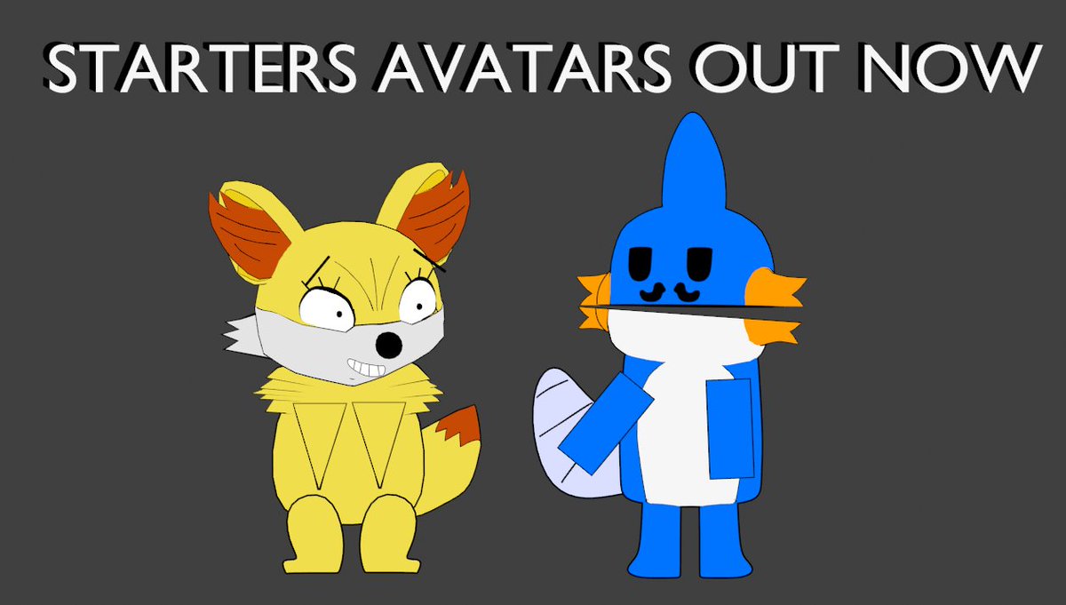 FENNEKIN AND MUDKIP HAVE RELEASED!
(Links below)
there are some errors that i have to fix but ill do those tommrow
#starters #movieunleashers #blender #3d #vrc #avatar #release #pokemon