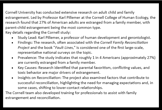 MusicalContessa's tweet photo. America and the rest of the world has a swiftly growing problem of Adult Child Estrangement From Parents, now at 30% in the United States, along with increases in drug addiction. In about 10 to 15 years it is expected that more than 50% of adult children will ghost their parents. https://t.co/IhWQ8tnCDr