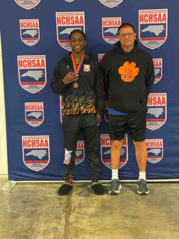 CoachD0489's tweet photo. Had two guys make the NCHSAA 6A Track &amp; Field State Championship. One walked away as a 3rd place Champion in the 55 meter hurdles with a time if 7.86. Outdoor Season currently loading. Bobcat Nation! https://t.co/Opqd57wuLh