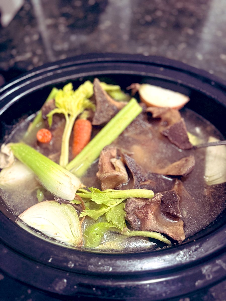 Bones back in the crock pot for 24 hours!

Can’t wait to see it jiggle 🤪