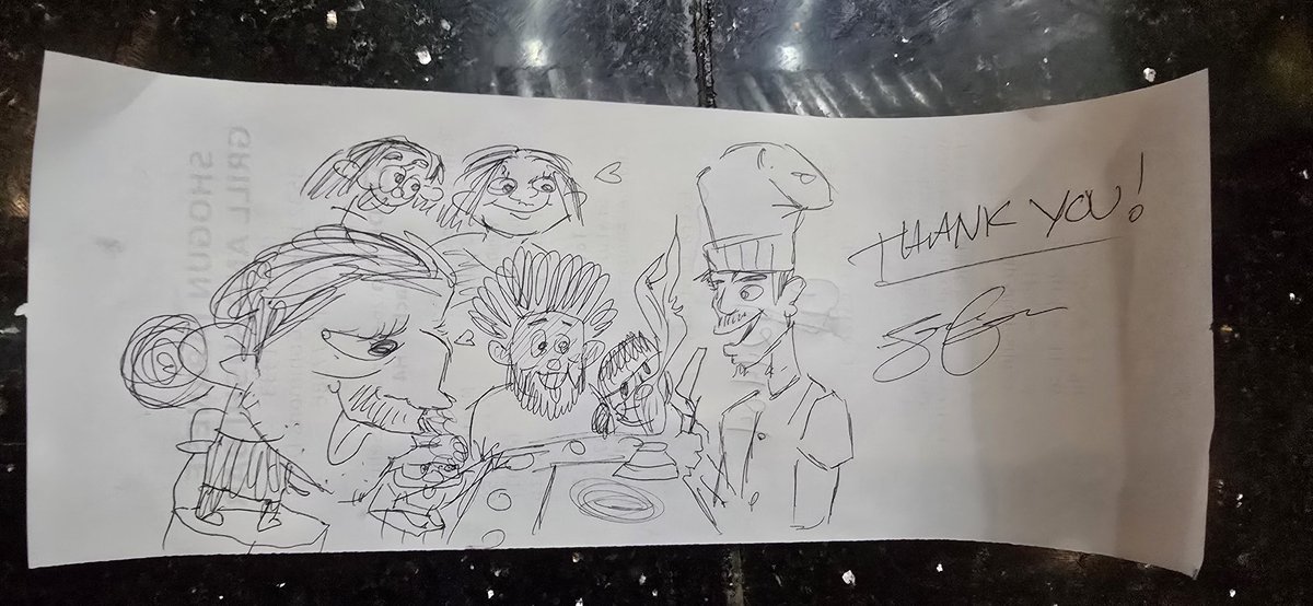 Do you guys leave drawings for your servers