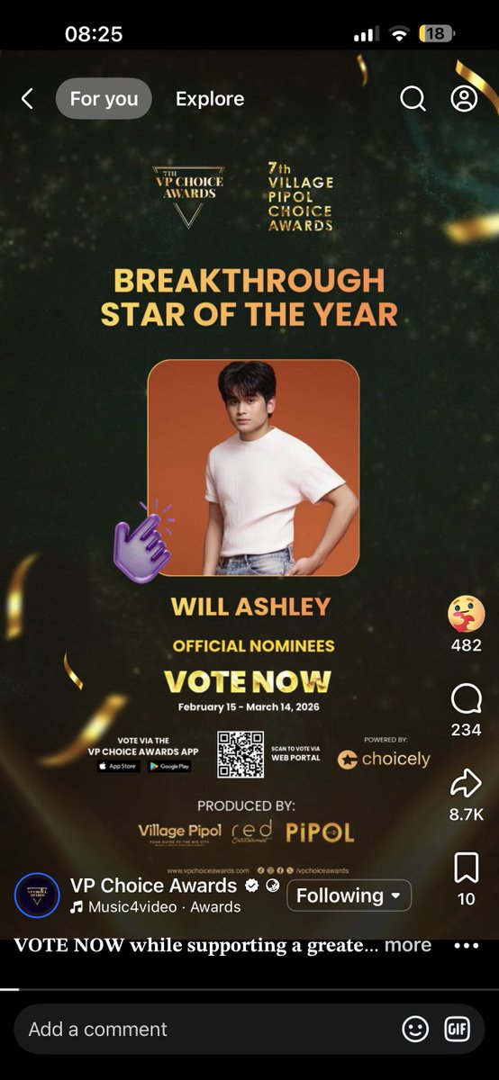 _antukien's tweet photo. Magsireply nga kayo ng SS nyo kung nakapag CARE REACT kayo dito?? 🥲

Movie of the year
https://t.co/N6XSNO2Ulx

Breakthrough star of the year
https://t.co/r5QBuCeqLo

#WillAshley #7thVPChoiceAwards #VPChoiceAwards https://t.co/qMEIBCtSVC