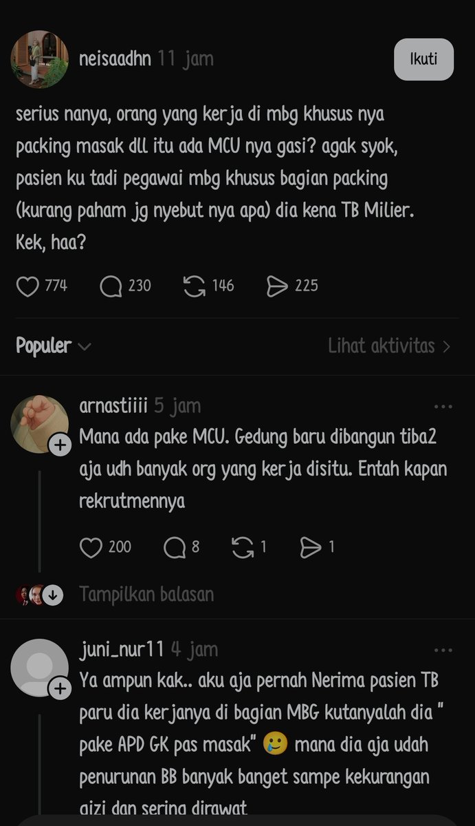 <a href="/menuembegejelek/">MBG Jelek</a> Min, nemu utas menarik di thread. Ini kalau sampai bener, bukannya mengerikan dan jadi bom waktu ya 🥲

threads.com/@neisaadhn/pos…