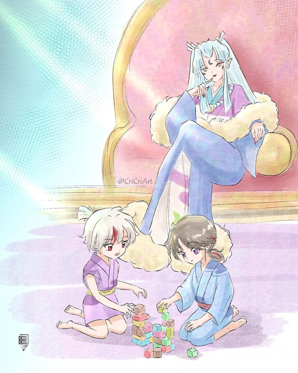 Grandma is babysitting 💕

sessrin
#殺りん 
Sesshomaru 
inuyasha
Yashahime