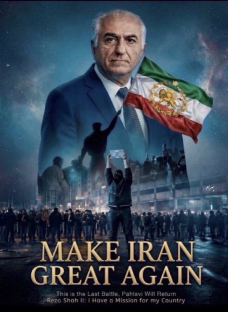 <a href="/PahlaviReza/">Reza Pahlavi</a> King Reza Pahlavi #MIGA with #KingRezaPahlavi