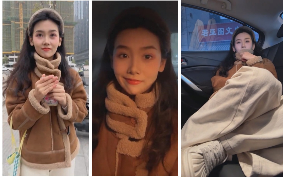 bocc194554's tweet photo. 最真實的真人秀，成功邀請到高顔值姐姐參加挑戰，小姐姐性格超好哦，簡單溝通小姐姐就同意了挑戰邀請，穿的居然是那種鏤空薄棉襪，沒想到這麽時尚~ https://t.co/xqu7rDGbfW