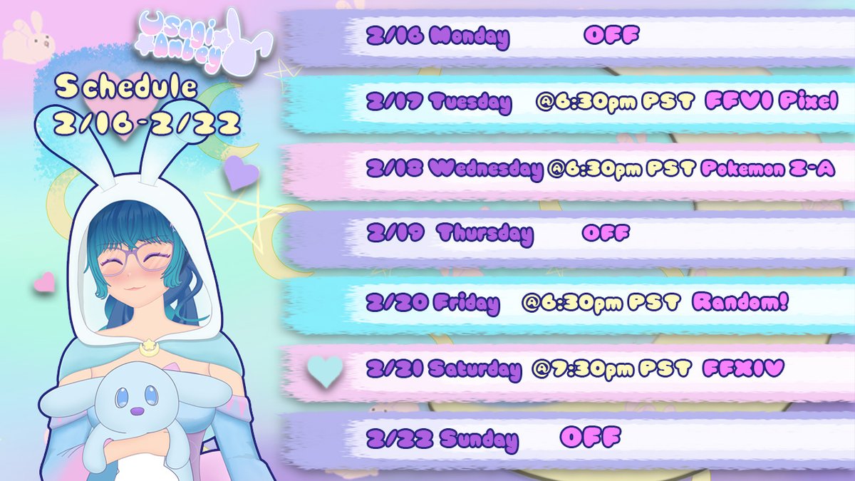 UsagiAmbey's tweet photo. 💙Yeeey! I'm almost done with pokeman z-a! Looking forward to streaming this week and def not being eppy 🐇

#Vtuber #Entvuber  #ffxiv https://t.co/KLHzUtU8cm