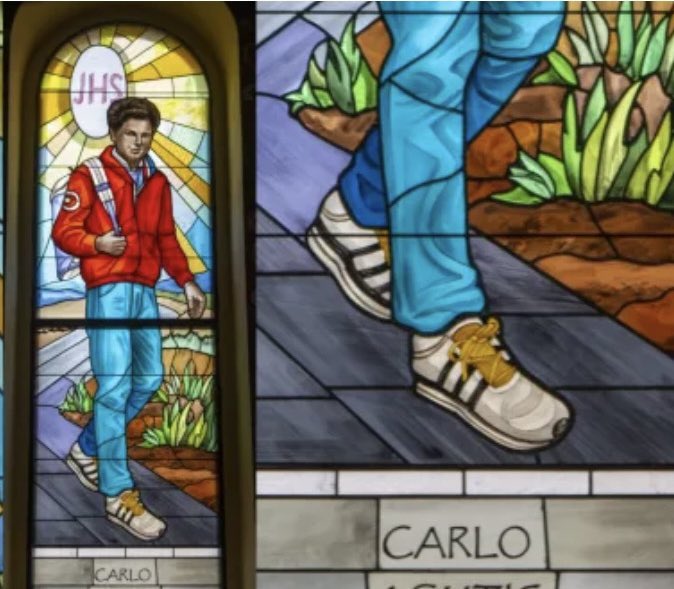 chronicallymari's tweet image. Adidas’s biggest collab of the year is with *checks notes* the Catholic Church.