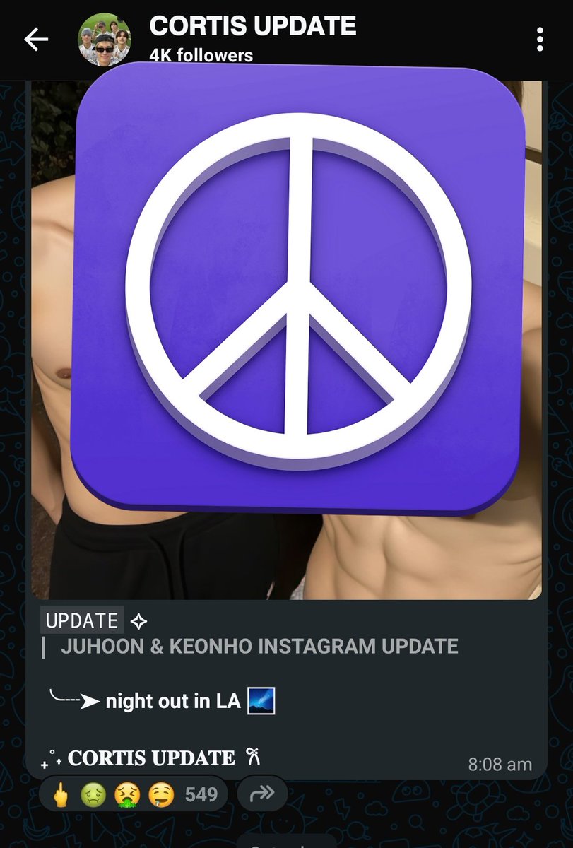 JUHOON1E's tweet photo. COER PLEASE REPORT THIS CHANNEL on WhatsApp

https://t.co/V3ll7x3MAG

GILA LU ANJGGG, WTF 4,134 FOLLOWERS!!!!!! https://t.co/j6QnxThE6q