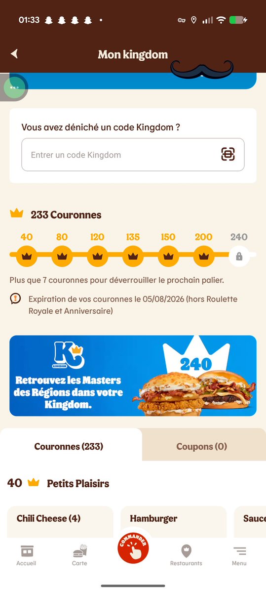 ADCHE26's tweet photo. @BurgerKingFR Tu m'envoies 7 couronnes ? https://t.co/y7KPDMQBJh