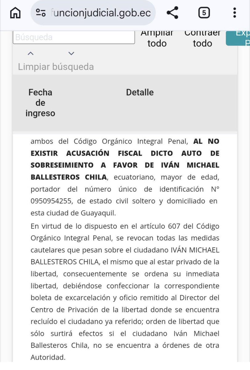 No fue absuelto por no ser culpable. Fue absuelto porque la Fiscalía decidió NO ACUSAR.
La pregunta es ¿por qué no acusó si tenía videos entregados por Segura EP y otras pruebas?