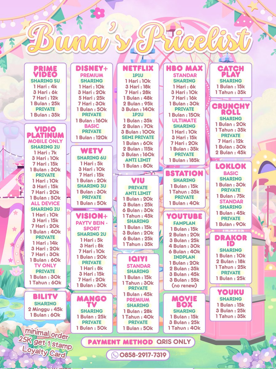 petavle's tweet image. WTS WTB NEED APLIKASI PREMIUM TERMURAH FULL GARANSI FAST RESPON FAST PROSES TRUSTED

DRAMA CHINA DRAMABOX NETSHORT DRAMAWAVE DRAMABOSS REELSHORT NETFLIX DISNEY+ PRIME VIDIO YOUTUBE CHATGPT DUOLINGO #zonaba #zonajajan 

🛒 : wa.me/6285829177319 #zonauang happy imlek 040503