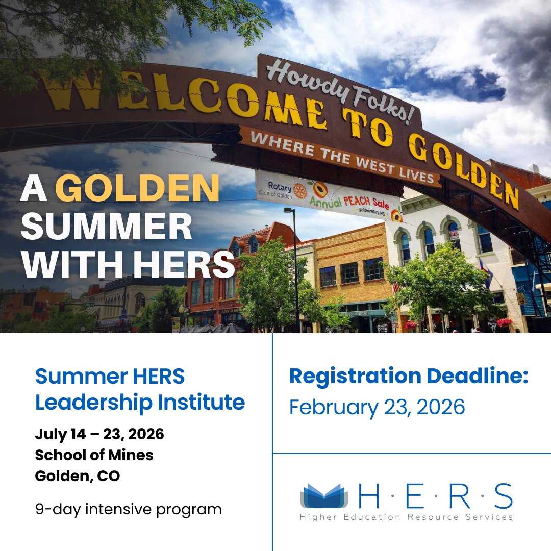 HERS (Higher Education Resource Services) tweet media