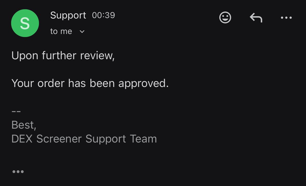 Thank you <a href="/dexscreener/">DEX Screener</a> efficient as always!! Now we finally have the most $USEFUL project in the hands of the community. Let get this where it belongs and show how great this TEK really is.