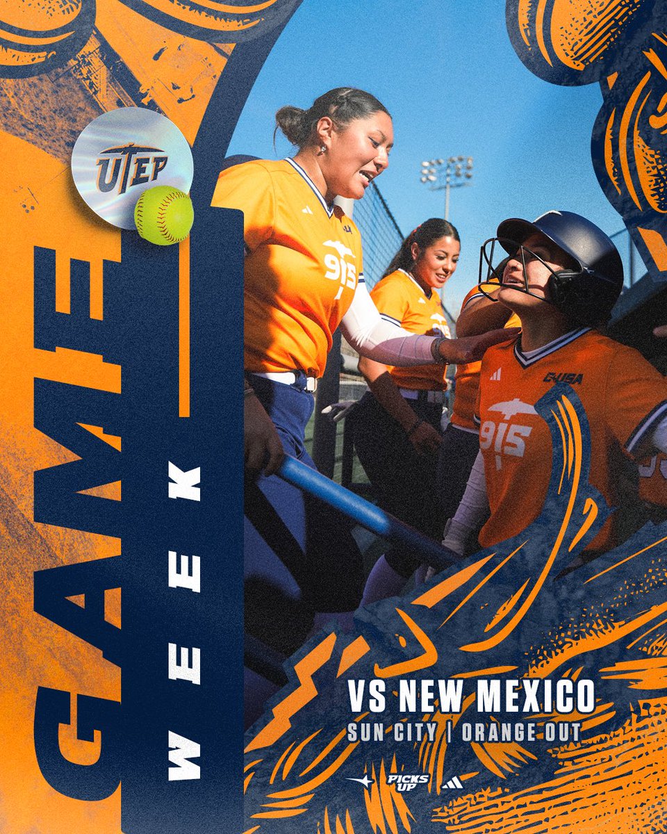 UTEPSoftball's tweet photo. Reminder: your 2 PM meeting on Wednesday is at Helen of Troy Field

Agenda: UTEP vs. New Mexico.
Dress code: Orange.

#PicksUp https://t.co/plCleQUbDl