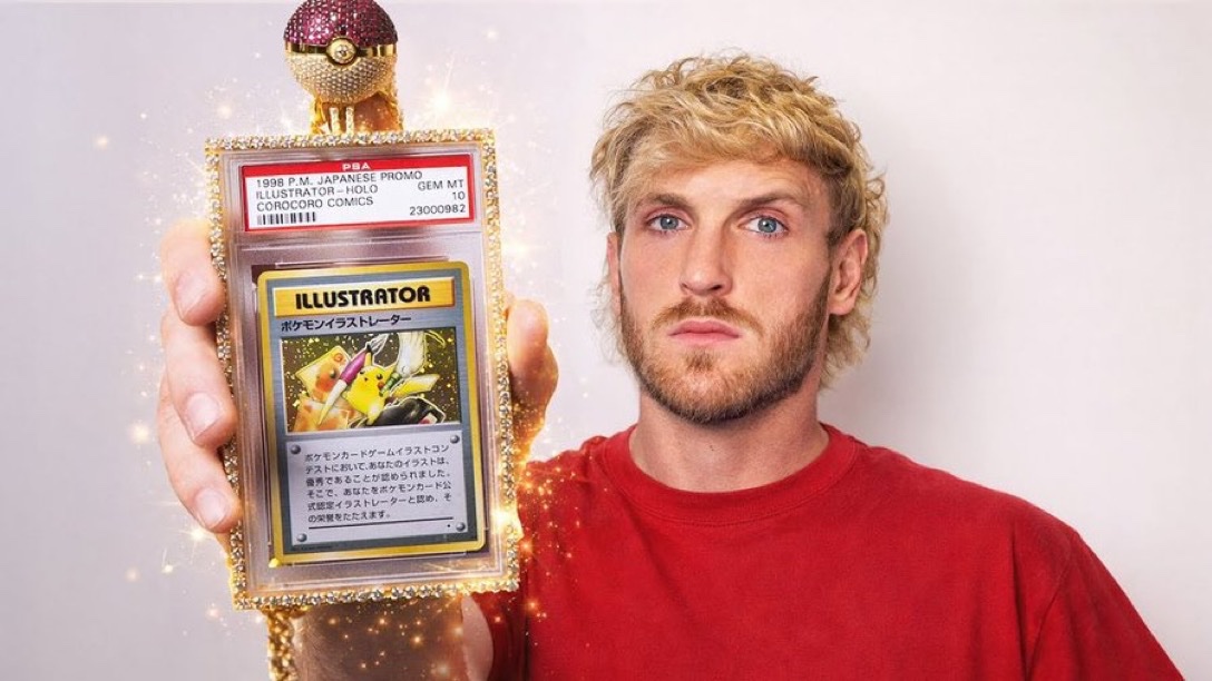 CerfiaFR's tweet photo. 🇺🇸🪪 FLASH | L’influenceur Logan Paul a vendu sa carte Pokémon "Pikachu Illustrator" pour 16 millions de dollars. Il l’avait achetée 5 millions de dollars. https://t.co/qpTh4LV7kF