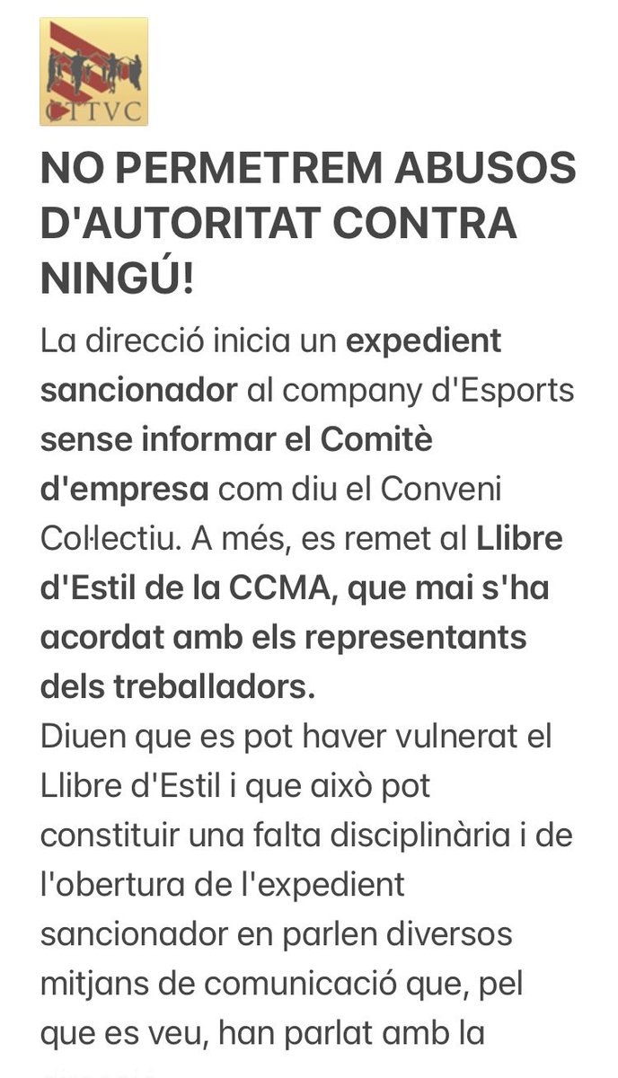 Candidatura TVC tweet media