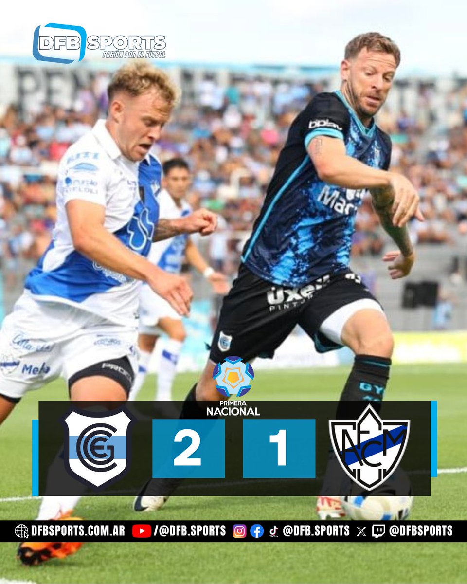 ⚽ Gimnasia y Esgrima de Jujuy derrotó 2-1 a Ferrocarril Midland y arrancó con el pie derecho su camino en la Primera Nacional.

Los dos goles del Lobo fueron convertidos por Cristian Menéndez. En tiempo de descuento, Juan Cruz Vega descontó para la visita.

El equipo jujeño se