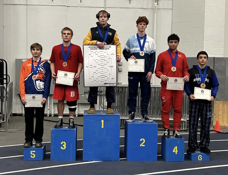 WestGeneseeCSD's tweet photo. Congratulations to WG Wrestler Logan Willis on winning the Section 3 Division  1 Championship at 150 lbs. 💙💛🐾🤼 https://t.co/wRfsNOP4Vy