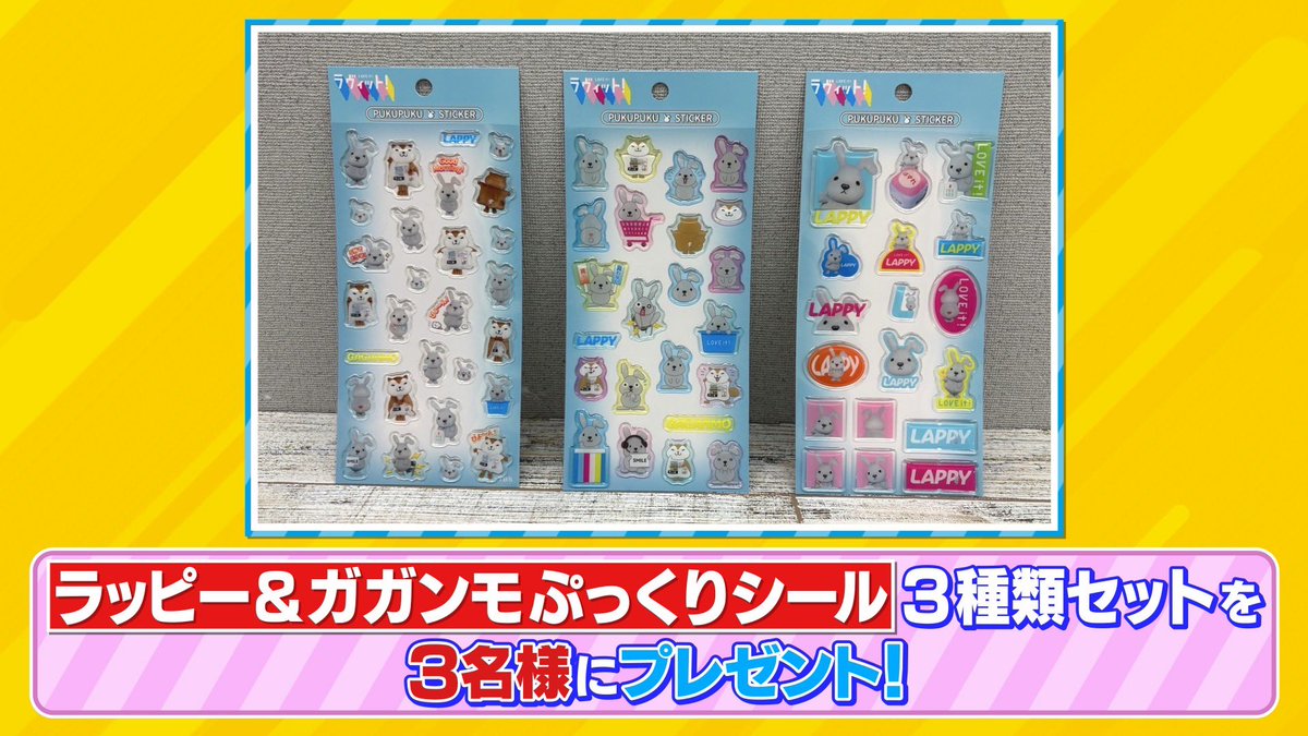 ラッピー☆♥速達♥3点 ラッピー☆♥速達♥3点