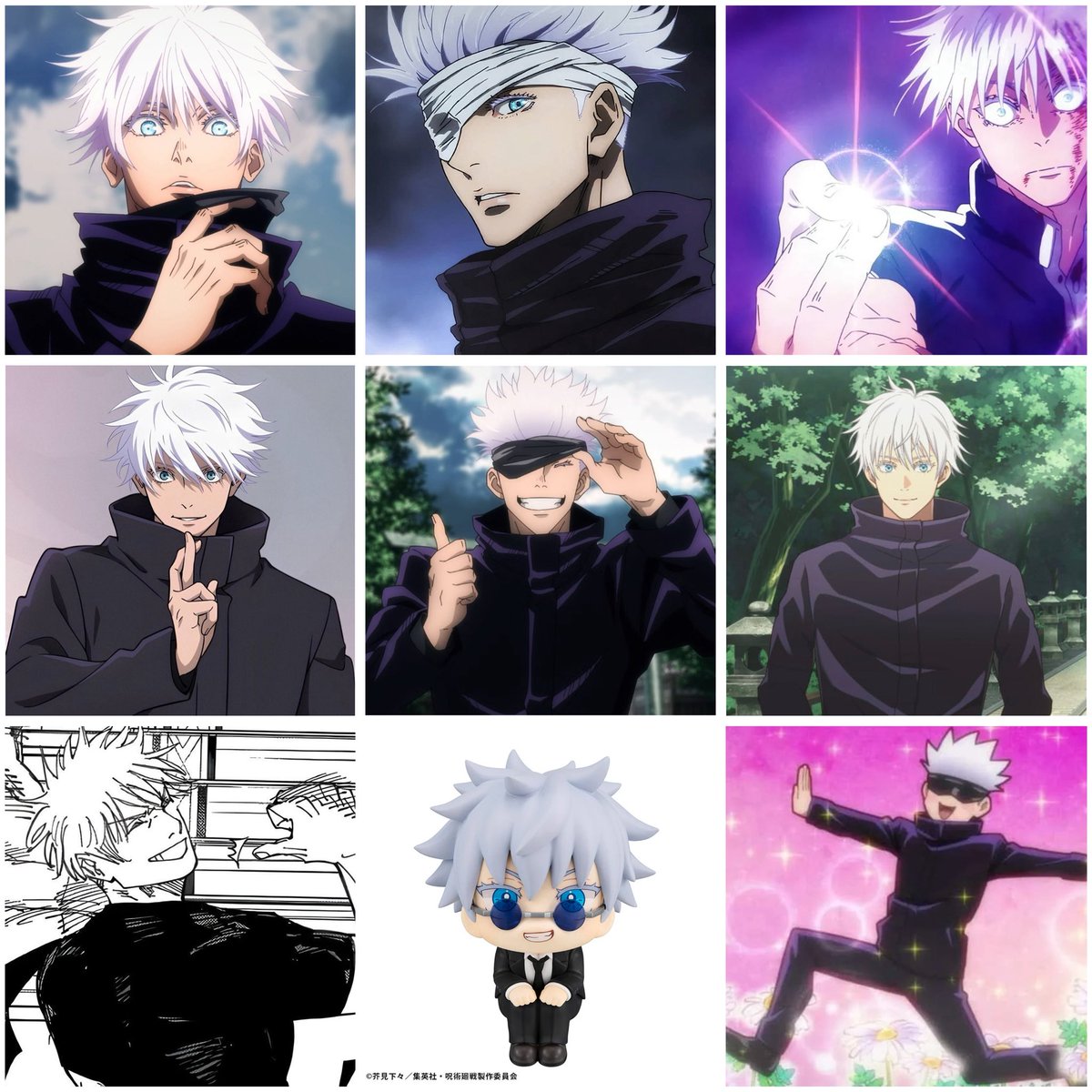 no Gojo variants because no one else can be HIM